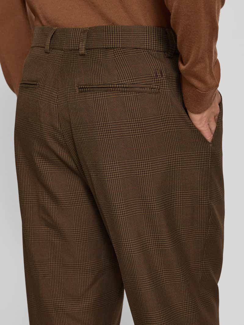 Les Deux Straight leg broek met persplooien