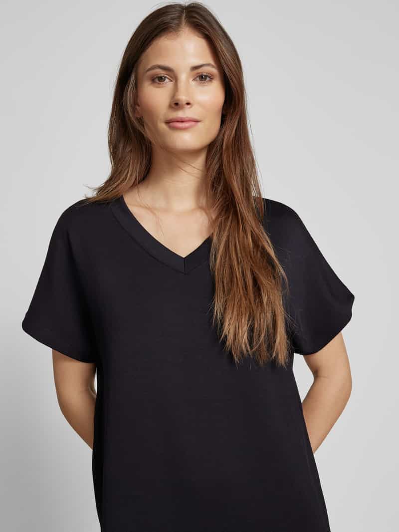 Soyaconcept T-shirtjurk met kapmouwen model 'BANU'