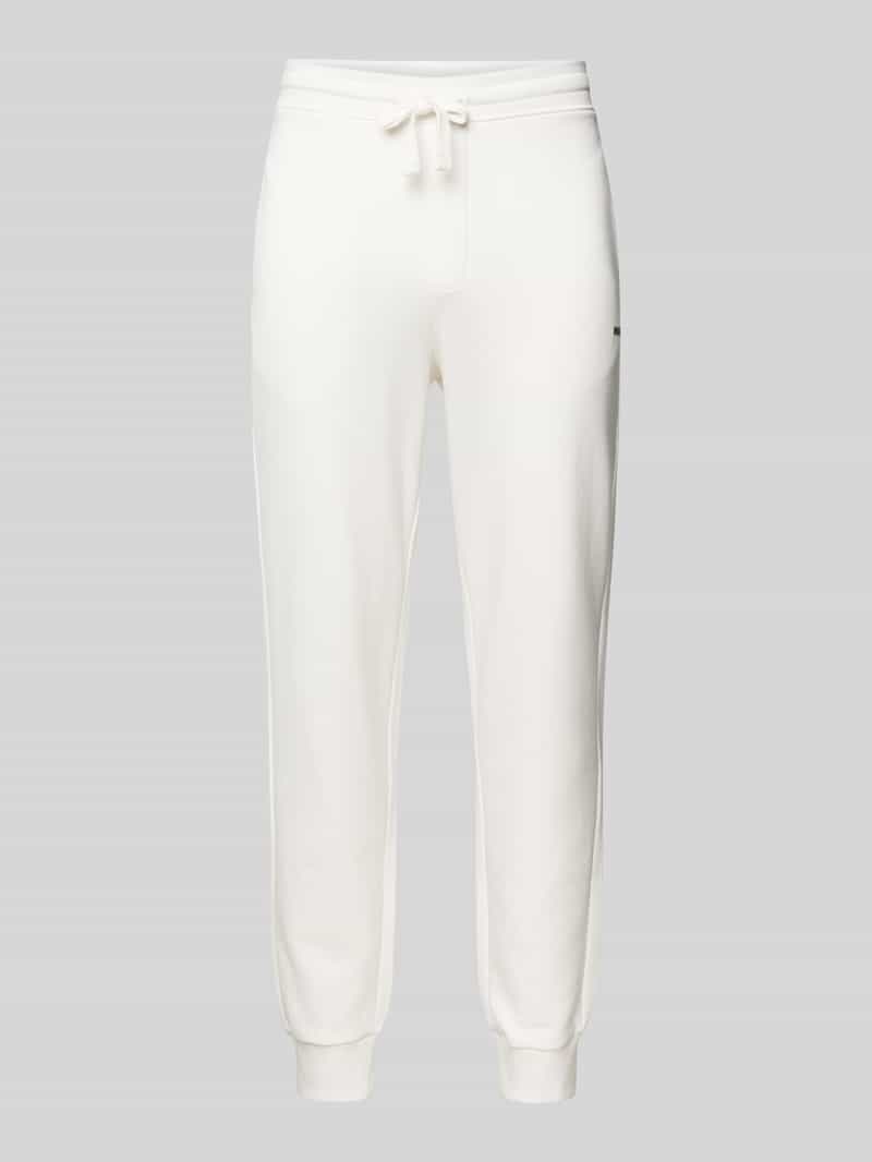 HUGO Regular fit sweatpants met labelprint model 'Dayote'