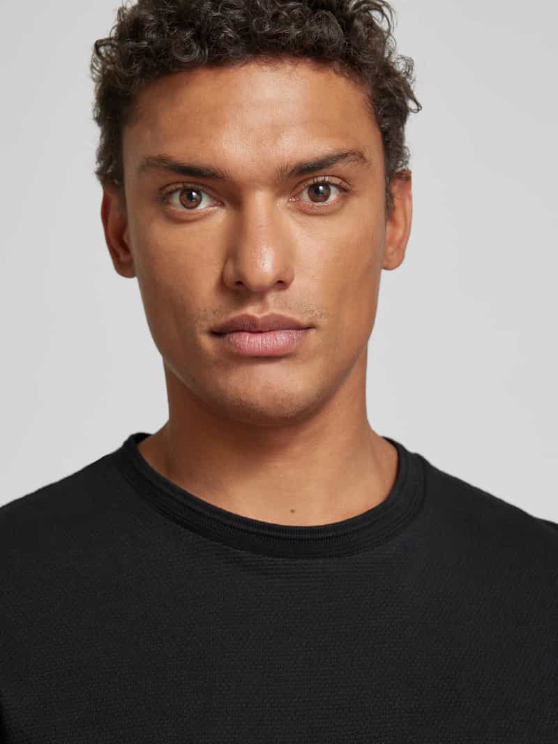 Boss T-shirt in effen design model 'TIBURT'