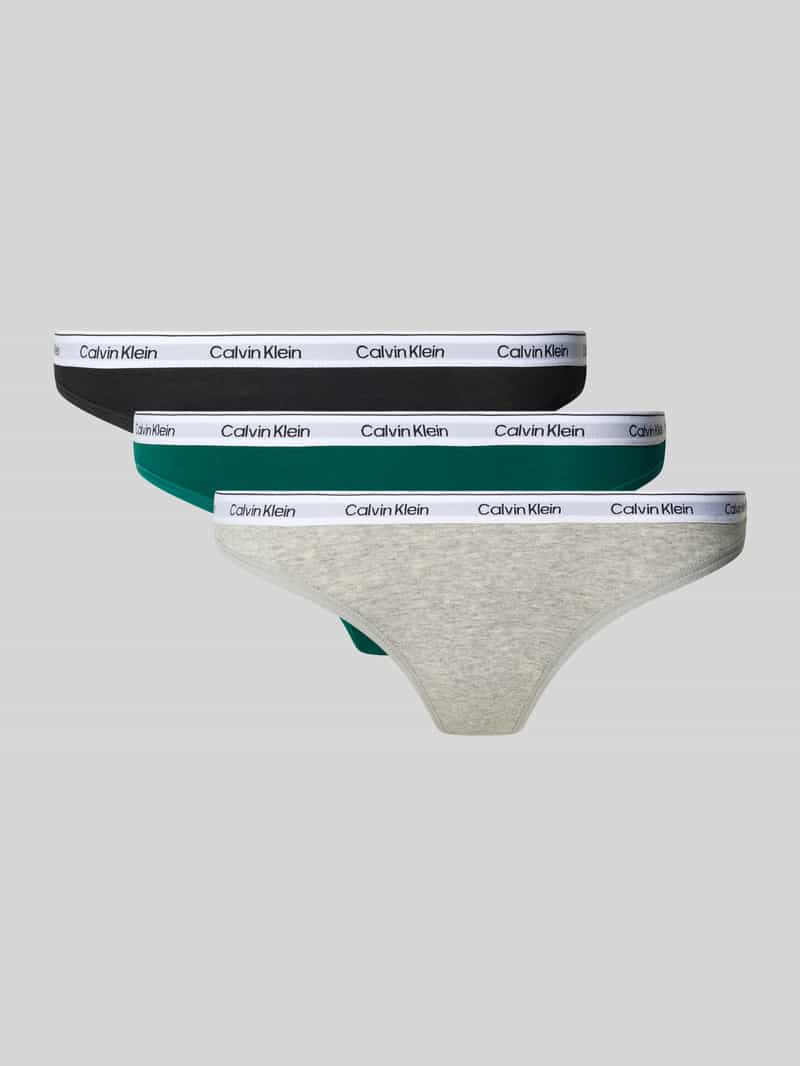 Calvin Klein Underwear String met logostitching model 'Modern'