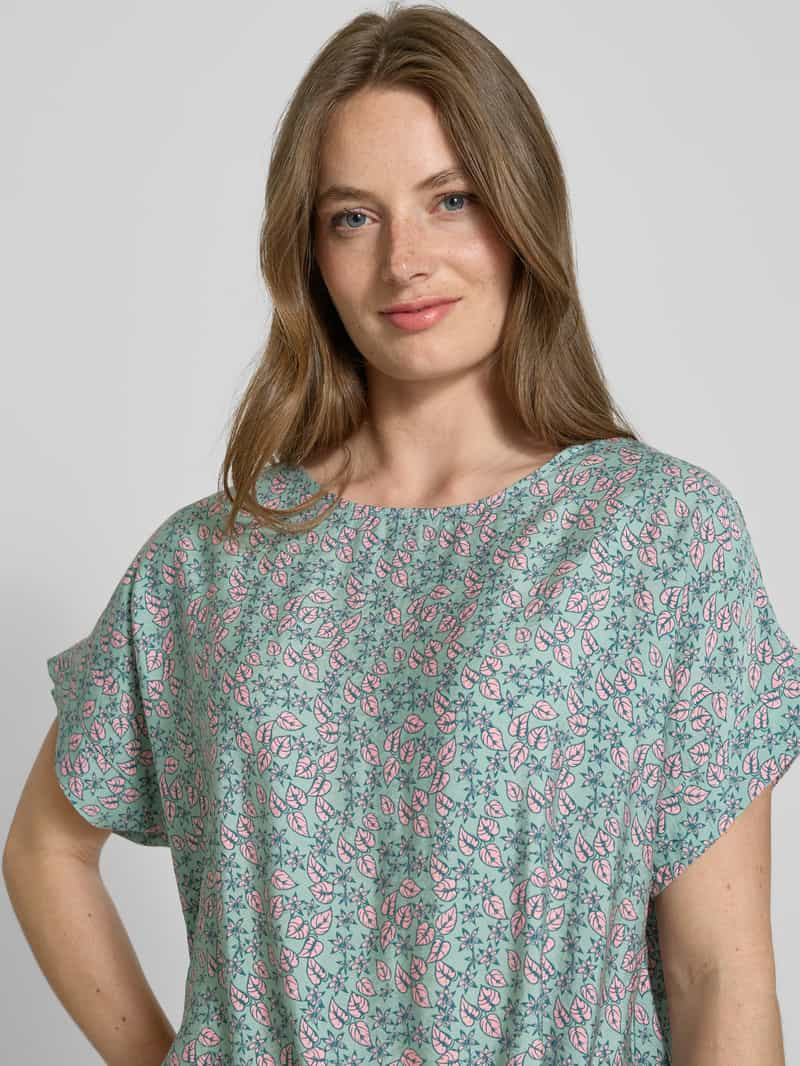 Christian Berg Woman Relaxed fit blouse met knoopdetail