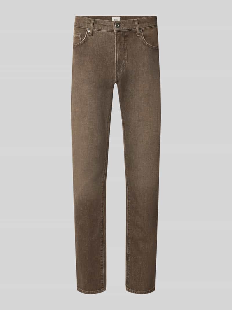 Slim fit jeans van katoenmix model 'Chuck'