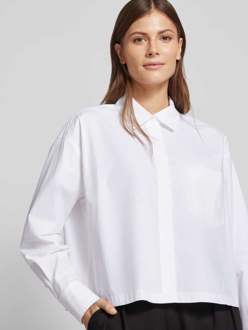 LUISA CERANO Overhemdblouse met blinde knoopsluiting