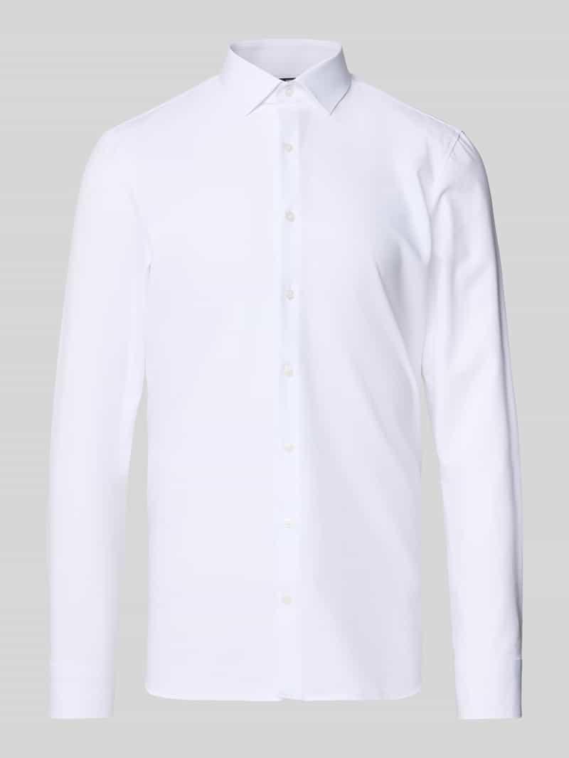Super Slim Fit businesshemd van twill met stretch-aandeel