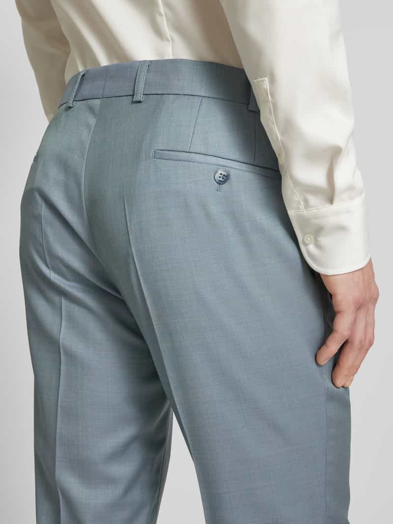 Wilvorst Regular fit pantalon met persplooien