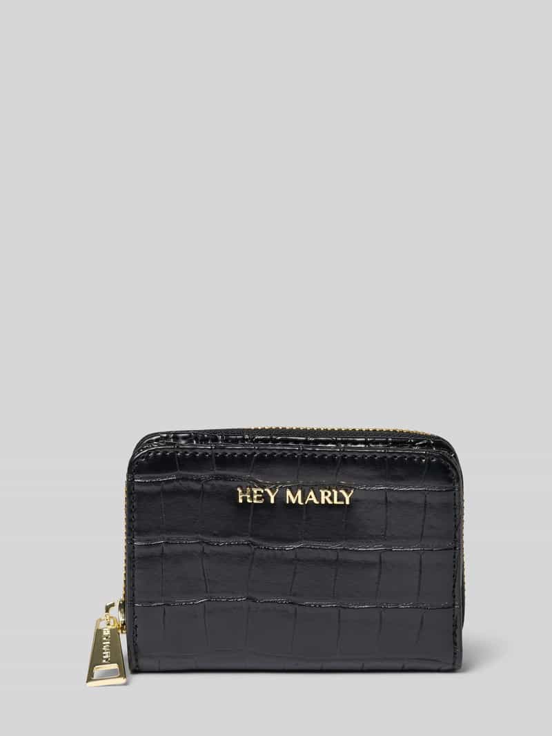 Hey Marly Portemonnee met ritsvak model 'Sleek Petite Croco'