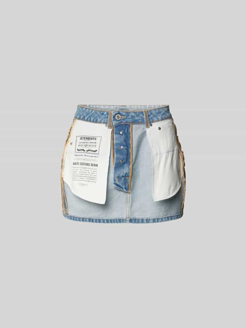 jeansrok met 5-pocketmodel