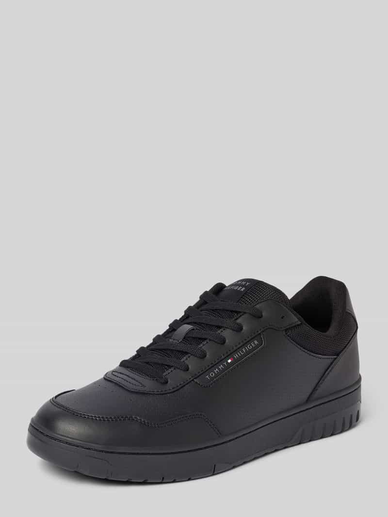 Lage sneakers van leermix