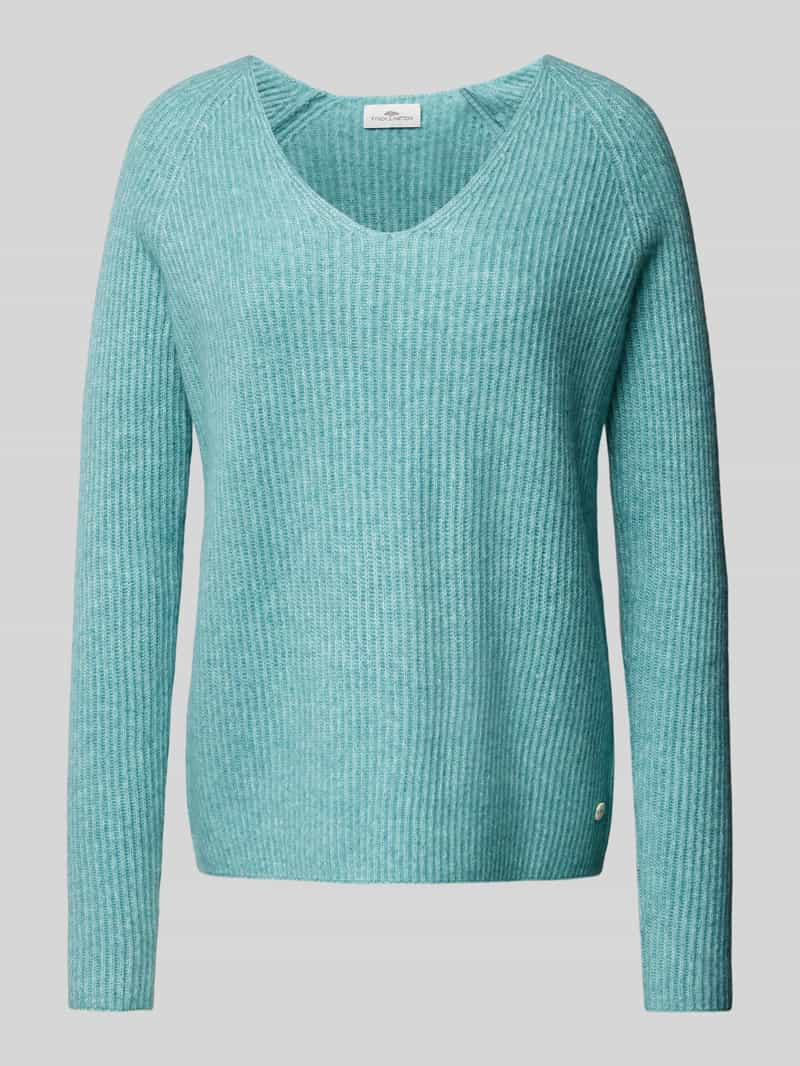 FYNCH-HATTON Gebreide pullover met V-hals