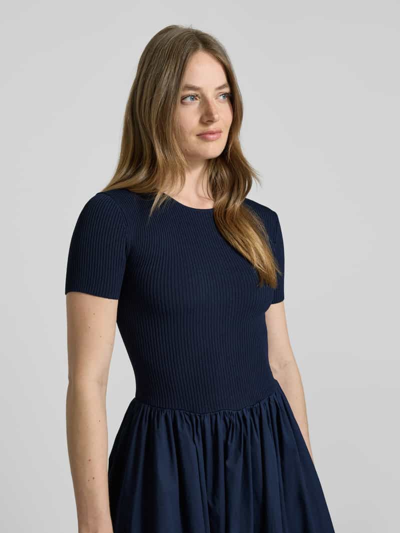 Staud Midi-jurk in riblook model 'LAROQUETTE'