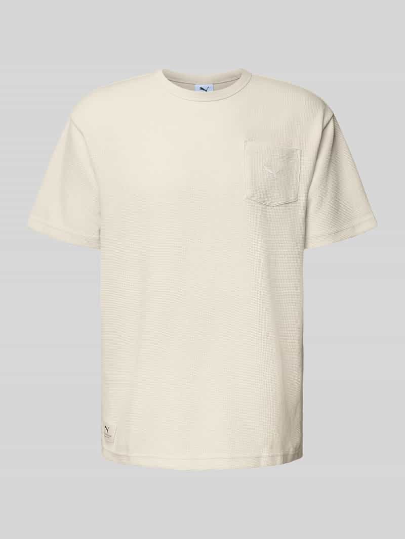 Relaxed fit T-shirt met borstzak