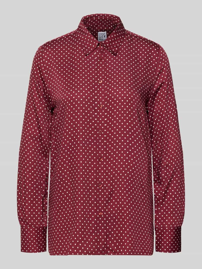 Emily Van den Bergh Overhemdblouse met knoopsluiting