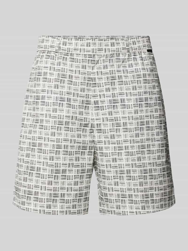 CK Calvin Klein Regular fit korte broek met all-over print
