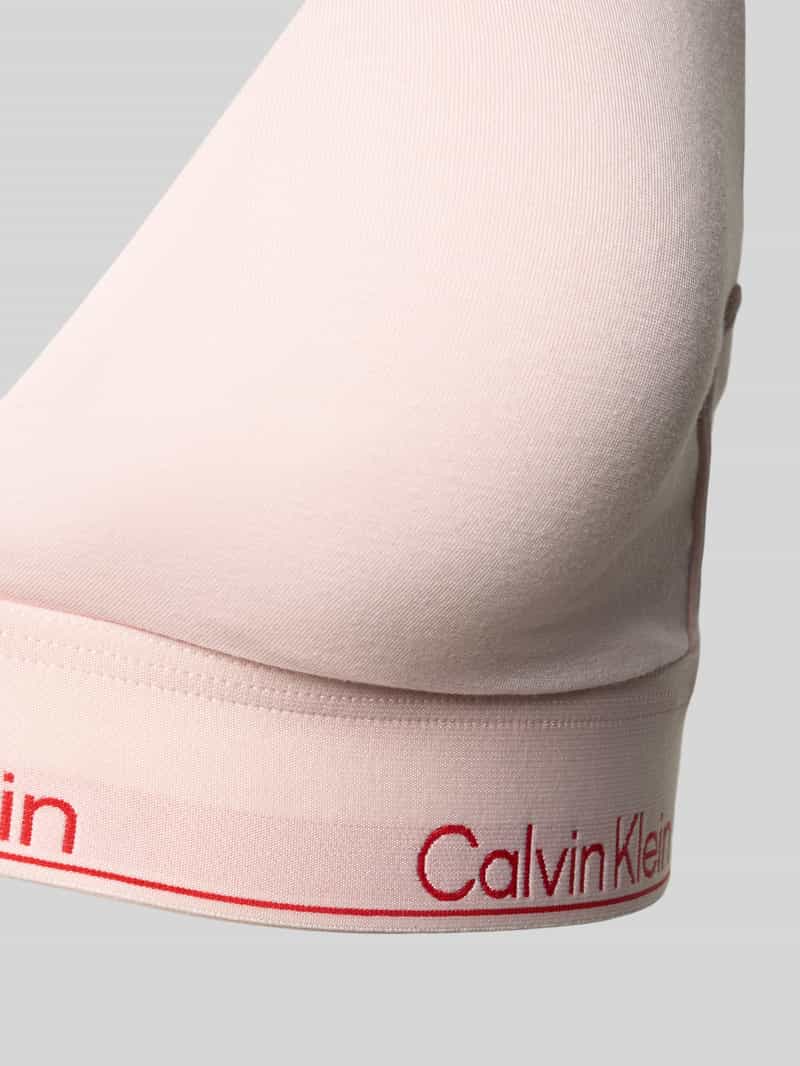 Calvin Klein Underwear Regular fit beha met logostitching model 'Triangle'