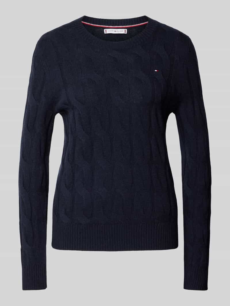 Tommy Hilfiger Wollen pullover met logostitching