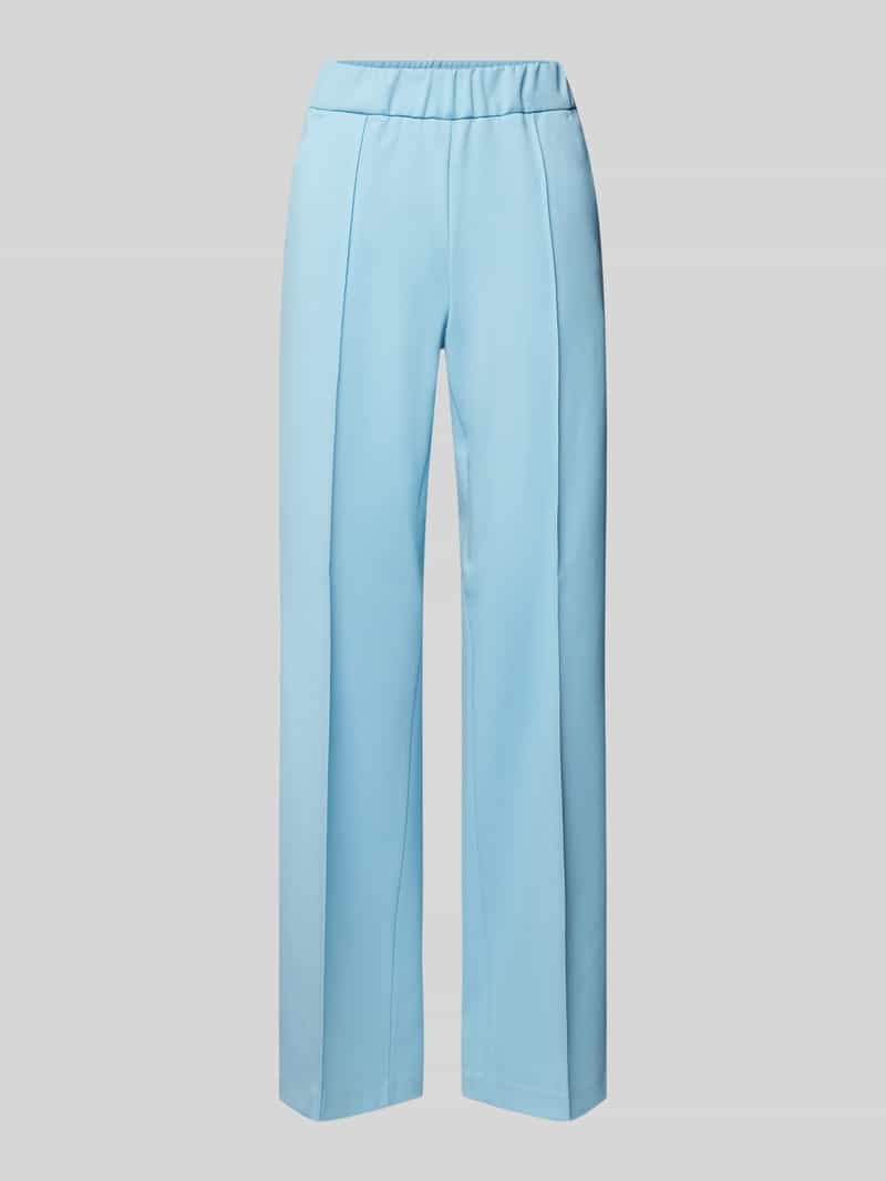 BRAX Wide leg stoffen broek met vaste persplooien model 'Style.Maine'