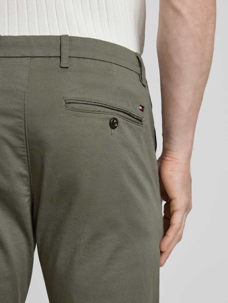 Tommy Hilfiger Slim fit chino met achterzakken