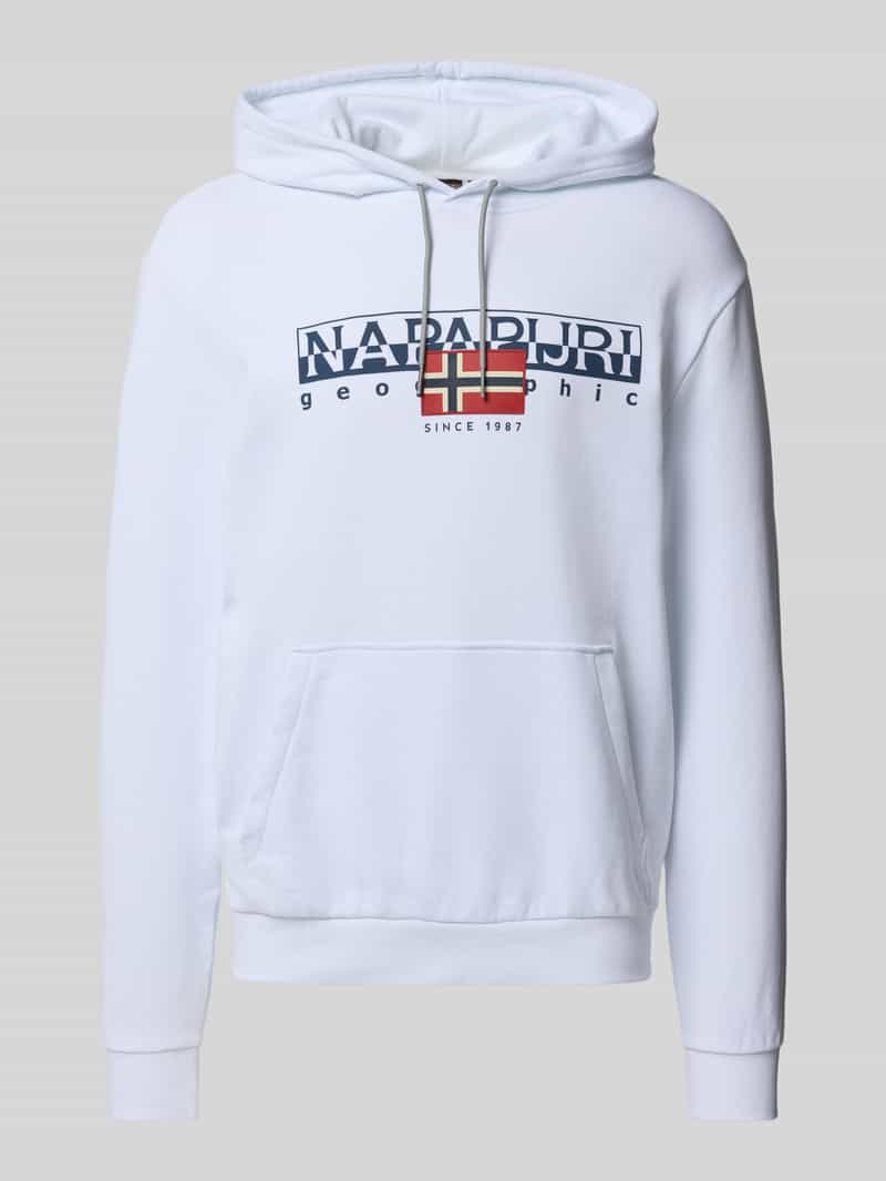 Napapijri Hoodie met labelprint model 'AYLMER'