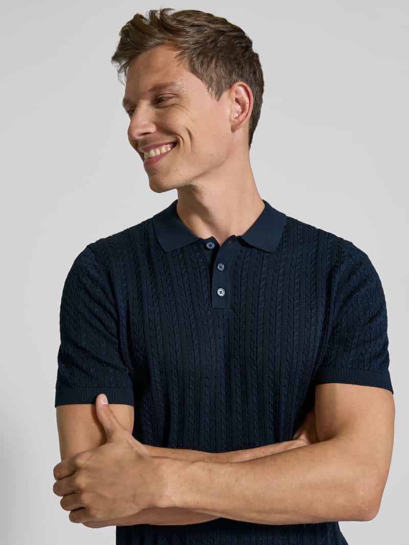 drykorn Slim fit poloshirt met knoopsluiting model 'TRITON'