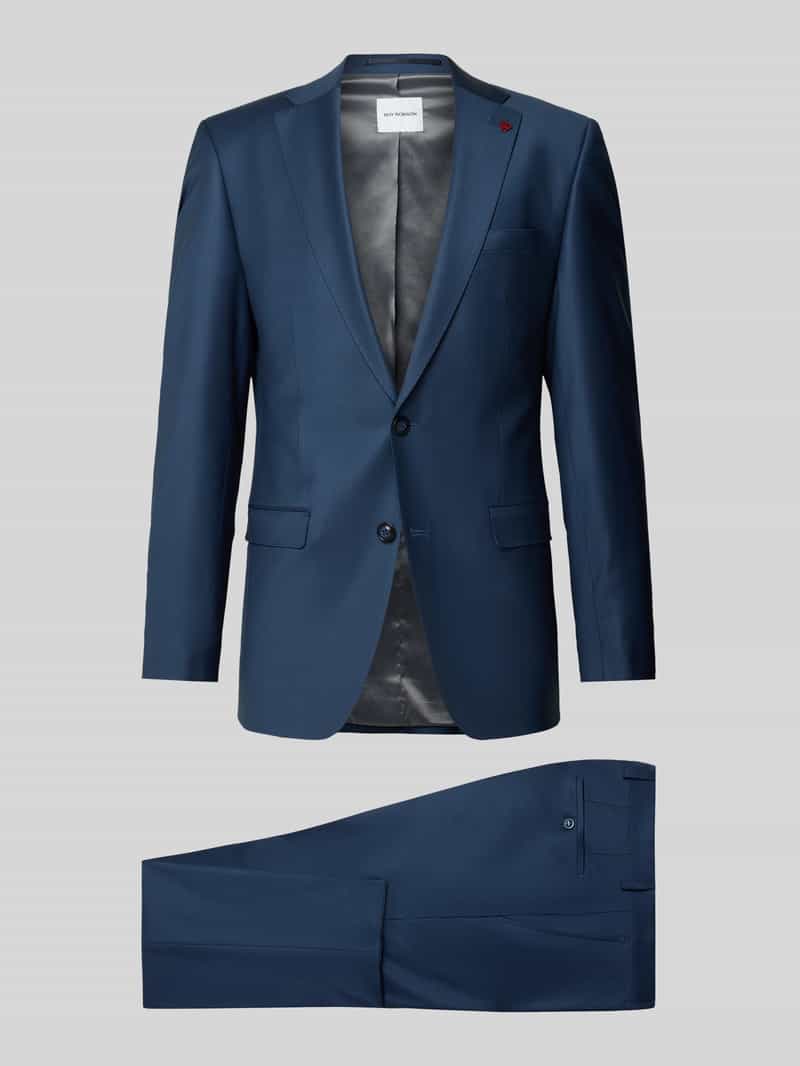 Roy Robson Slim fit pak van een mix van scheerwol en elastaan