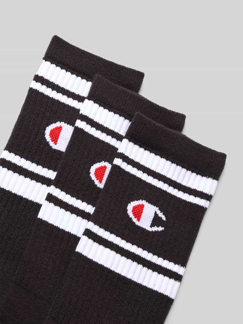 Champion Sokken met logostitching in een set van 3 paar model 'Crew'