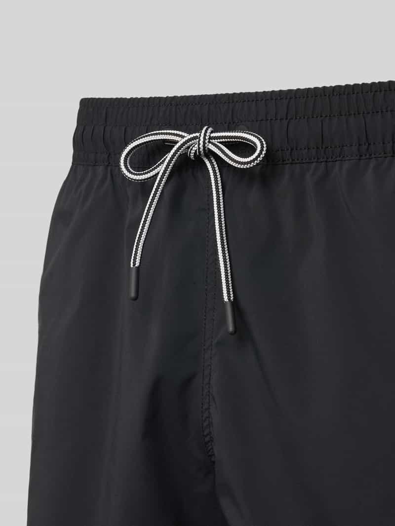 Fire + Ice Korte regular fit broek met labelpatch model 'NELSON'