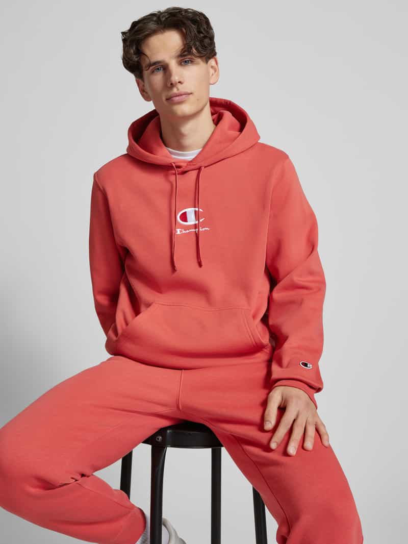 Champion Hoodie met labelstitching