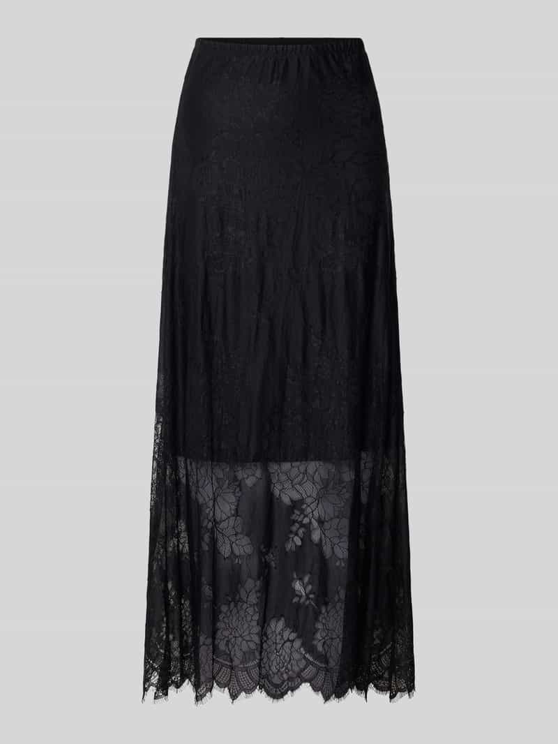 Gina Tricot Maxirok van kant met elastische band