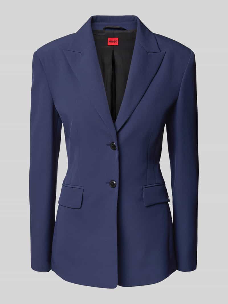 HUGO Slim fit blazer met reverskraag model 'Asmalla'