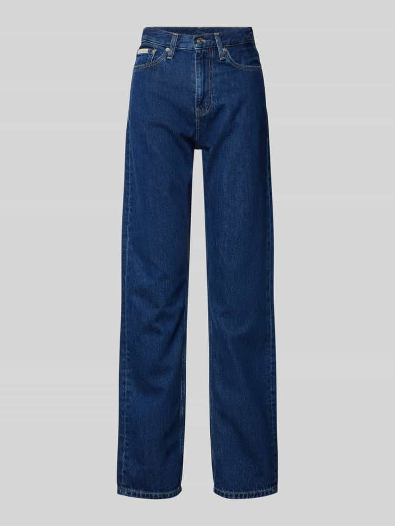 Calvin Klein Jeans High rise straight leg jeans in 5-pocketmodel