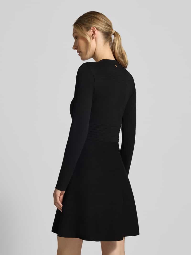 Liu Jo White Slim Fit mini-jurk van viscosemix model 'Abito Maglia'
