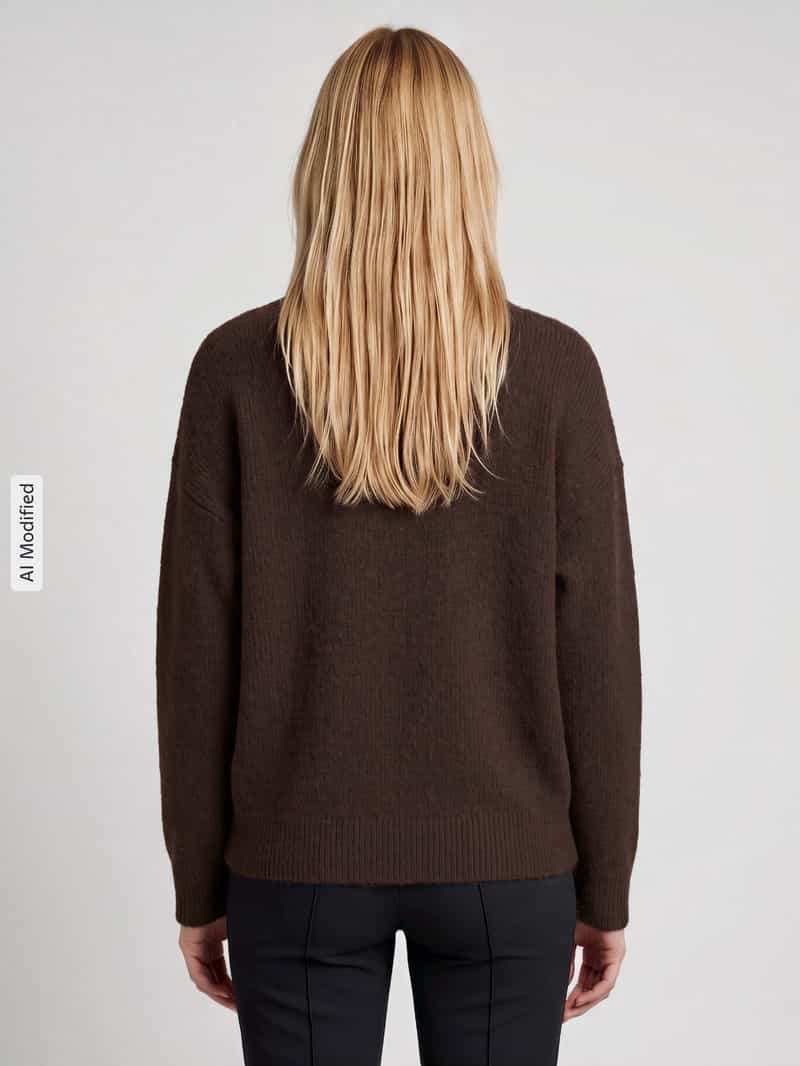 Only relaxed fit pullover van met wol model 'JERICO'