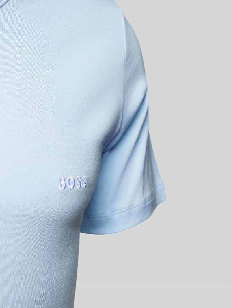 Boss T-shirt met labelstitching in een set van 3 stuks