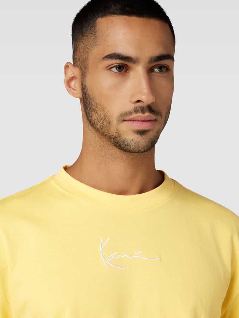 Karl Kani T-shirt met labelstitching model 'Small Signature'