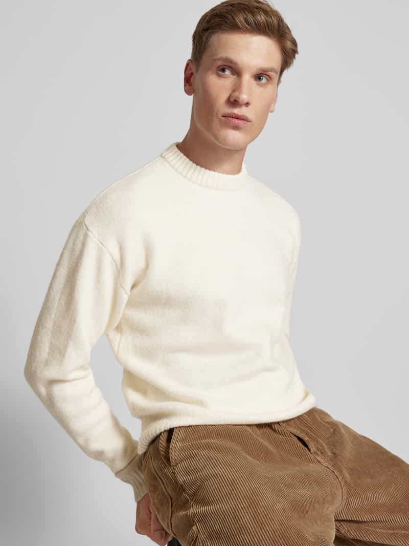 jack & jones Gebreide pullover met ribboorden model 'OLLIE'