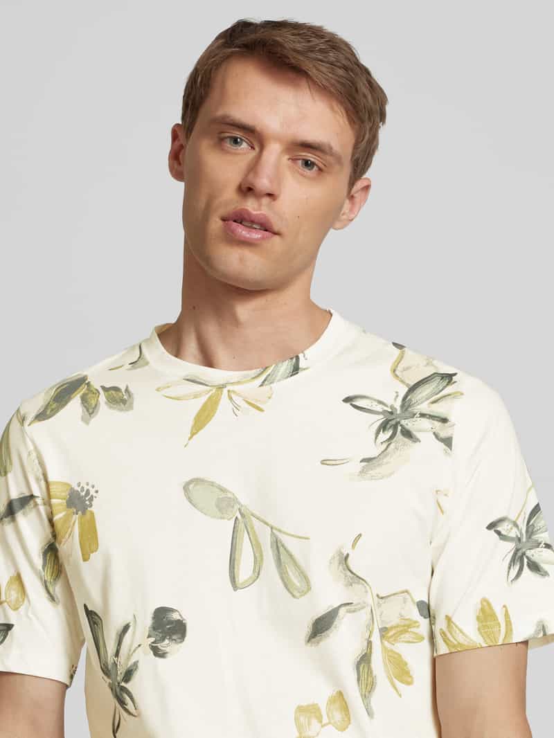 jack & jones T-shirt met ronde hals model 'VARENNA'