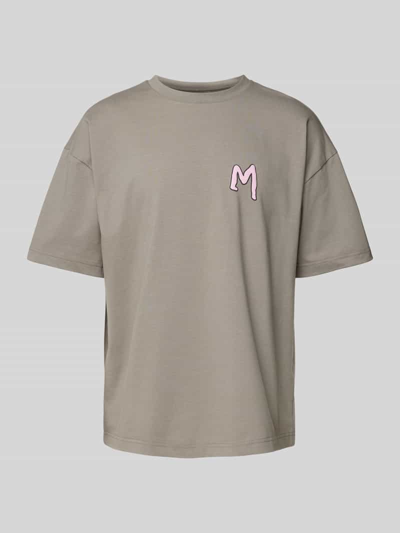 Multiply Apparel Oversized T-shirt met labelprint
