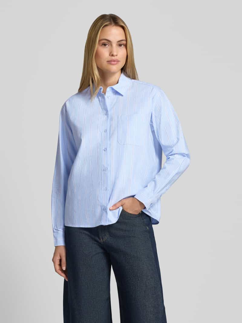Christian Berg Woman Regular fit overhemdblouse van puur katoen