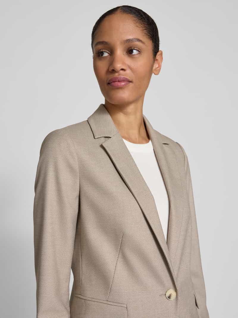 comma Slim fit blazer met klepzakken