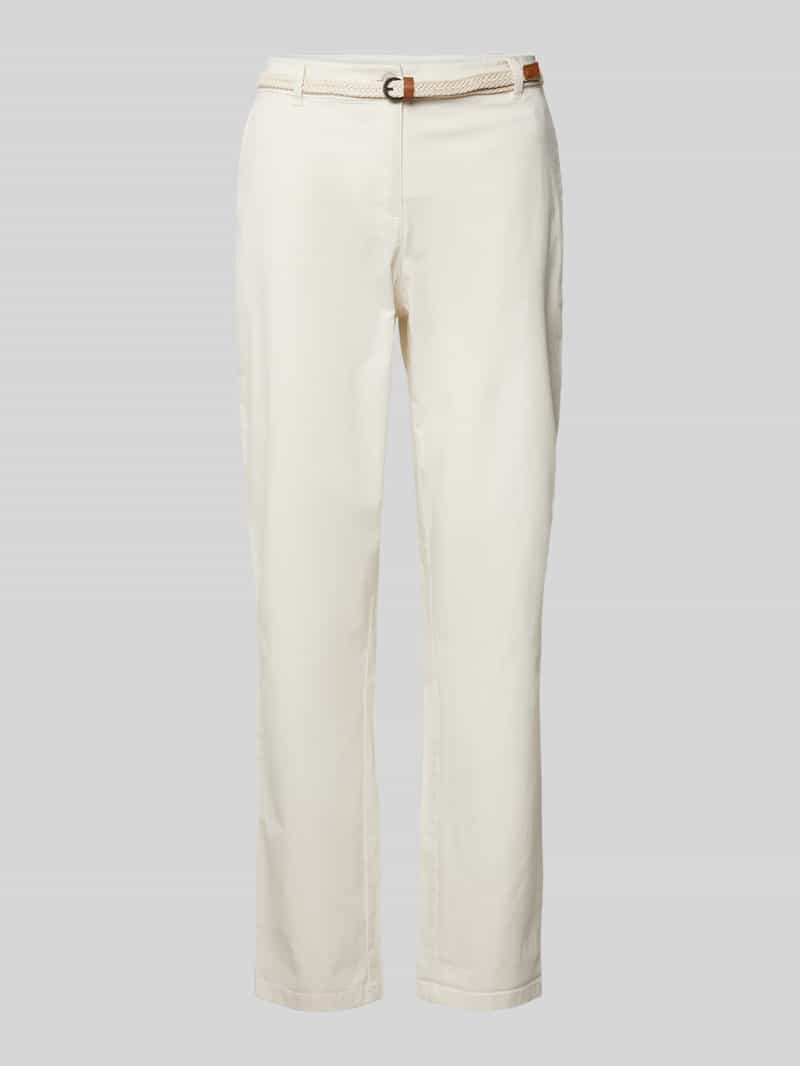 Christian Berg Woman Casual fit chino met riem