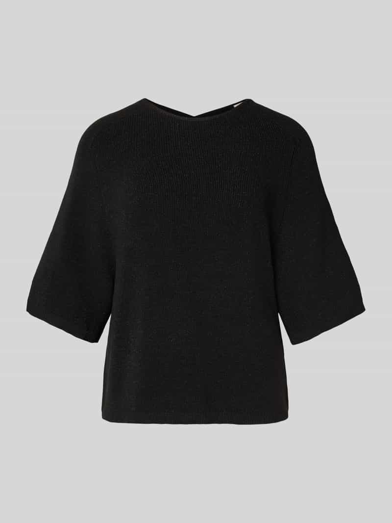 Ichi Gebreide pullover met 3 4-mouwen model 'CODY'