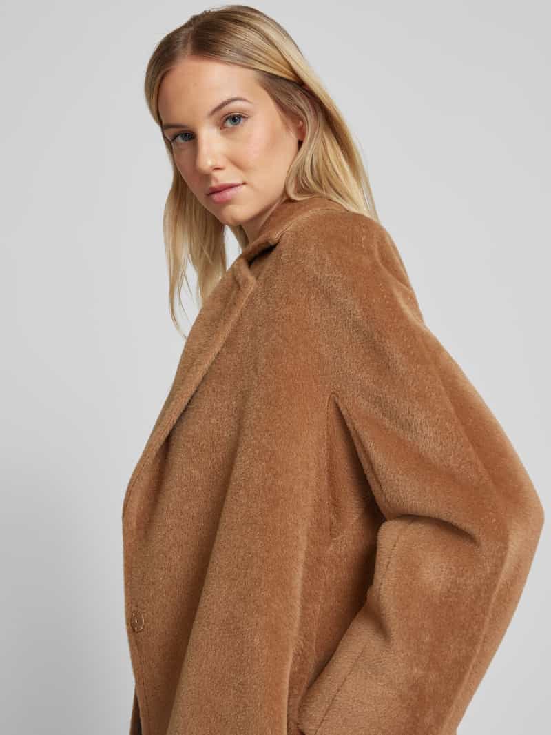 Max Mara Studio Lange jas met reverskraag model 'SIDNEY'