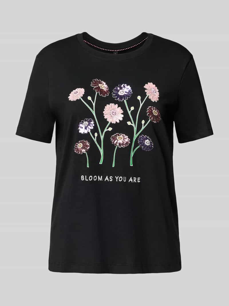 Only Regular fit T-shirt van puur katoen model 'KITA'