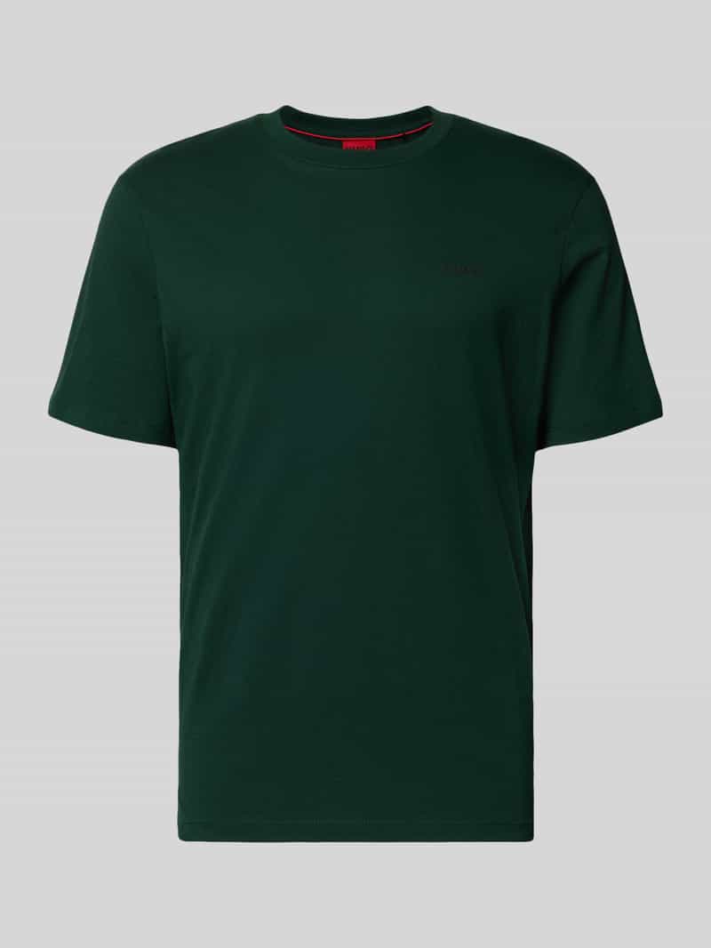 HUGO Regular fit T-shirt van puur katoen model 'DERO'