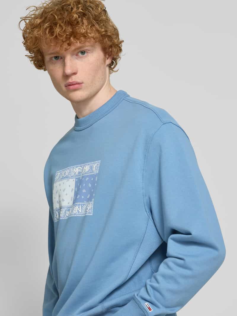 Tommy Jeans Relaxed fit sweatshirt van puur katoen