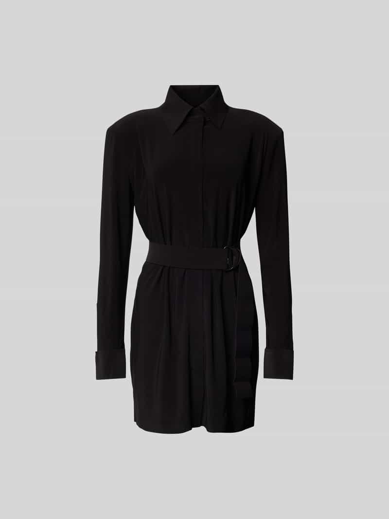 Mini-jurk met overhemdkraag