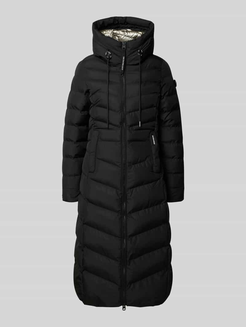 khujo Gewatteerde lange jas in extra lang design model 'Ingram'