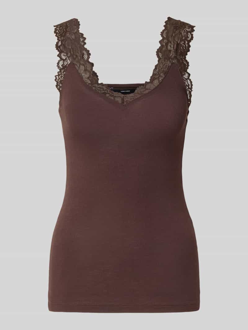 Vero Moda Slim fit tanktop van viscosemix model 'ROSA'