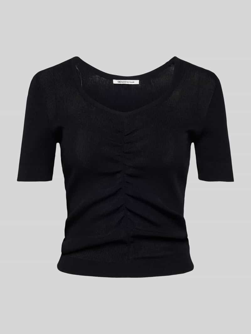 Tom Tailor Denim T-shirt met plooien